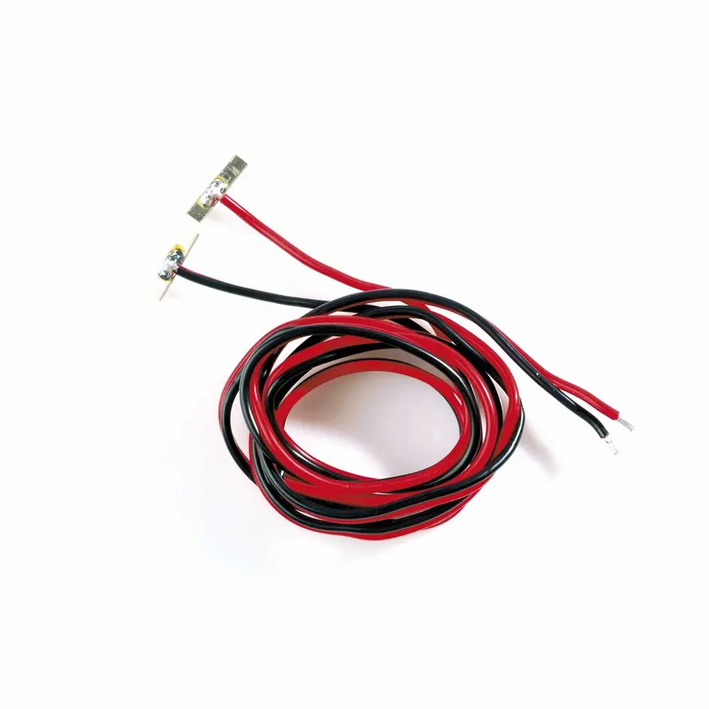 Éclisses d’alimentation avec câble 1m code 200 - Lenz 45094 - O 1/43 - 2R