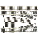 Coffret d'extension de voies ferrées Lenz 45150-01 - O 1/43