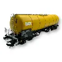 Wagon-citerne Zans GATX - Lenz 42323-07 - DB - 0 1/43 - 2R - EP VI