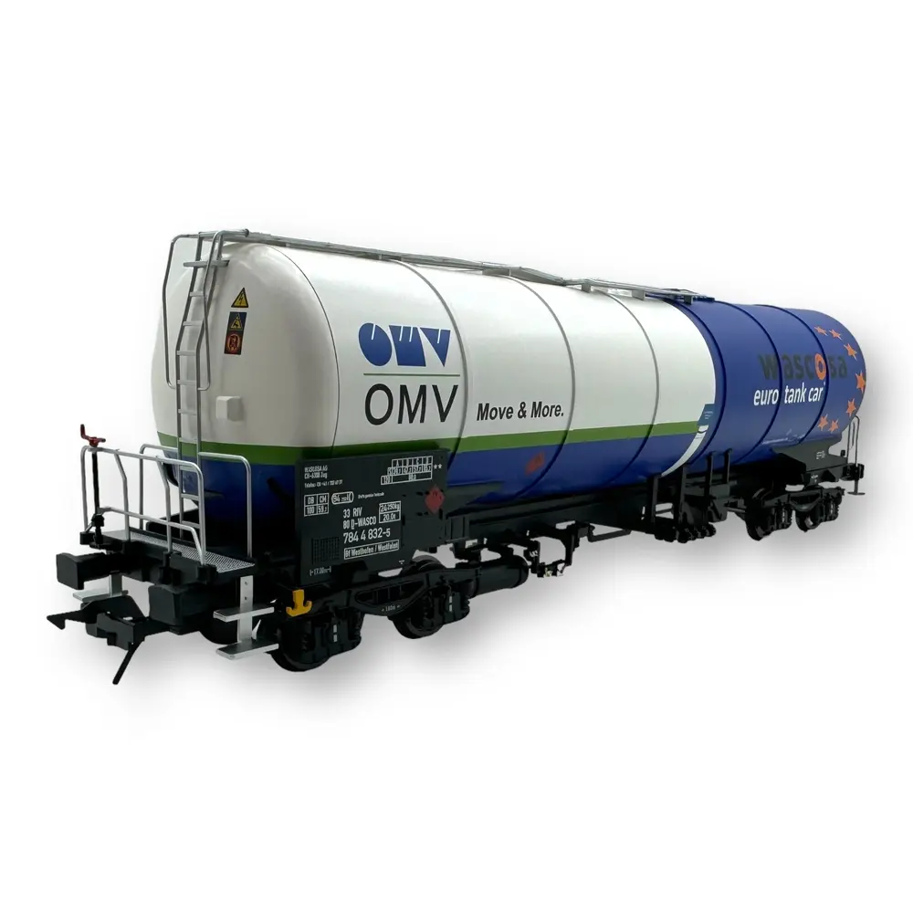 Wagon-citerne Zans OMV/Wascosa - Lenz 42323-11 - DB - 0 1/43 - 2R - EP VI