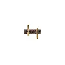 Rail droit LGB 10040 - G : 1/22.5 - Longueur 41 mm - Code 332 - Écartement 45 mm