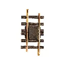 Rail droit de séparation LGB 10152 - G 1/22.5 - 150 mm - double inverseur de courant