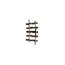 Rail courbe LGB 11020 - G : 1/22.5 - R1 15° - Code 332 - Écartement 45 mm