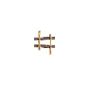 Rail courbe LGB 11040 - G : 1/22.5 - R1 7.5° - Code 332 - Écartement 45 mm