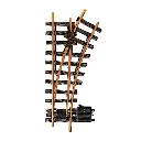 Aiguillage manuel droit LGB 12000 - G : 1/22.5 - 300 mm R1 30° - Courbe droite