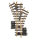 Aiguillage triple électrique droit LGB 12360 - G : 1/22.5 - 375 mm R1 30°