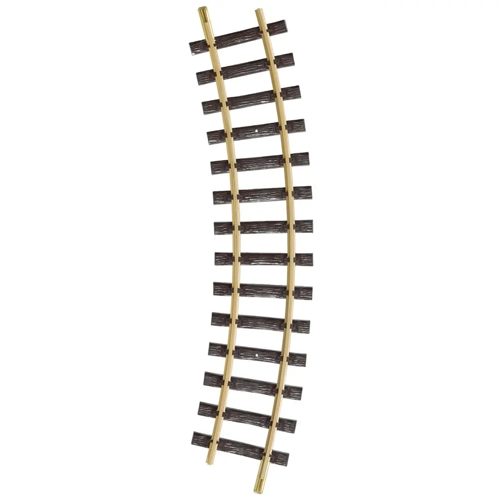 Rail courbe LGB 15000 - G : 1/22.5 - R2 30° - Code 332 - Écartement 45 mm