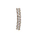 Rail courbe LGB 16000 - G : 1/22.5 - R3 22.5° - Code 332 - Écartement 45 mm