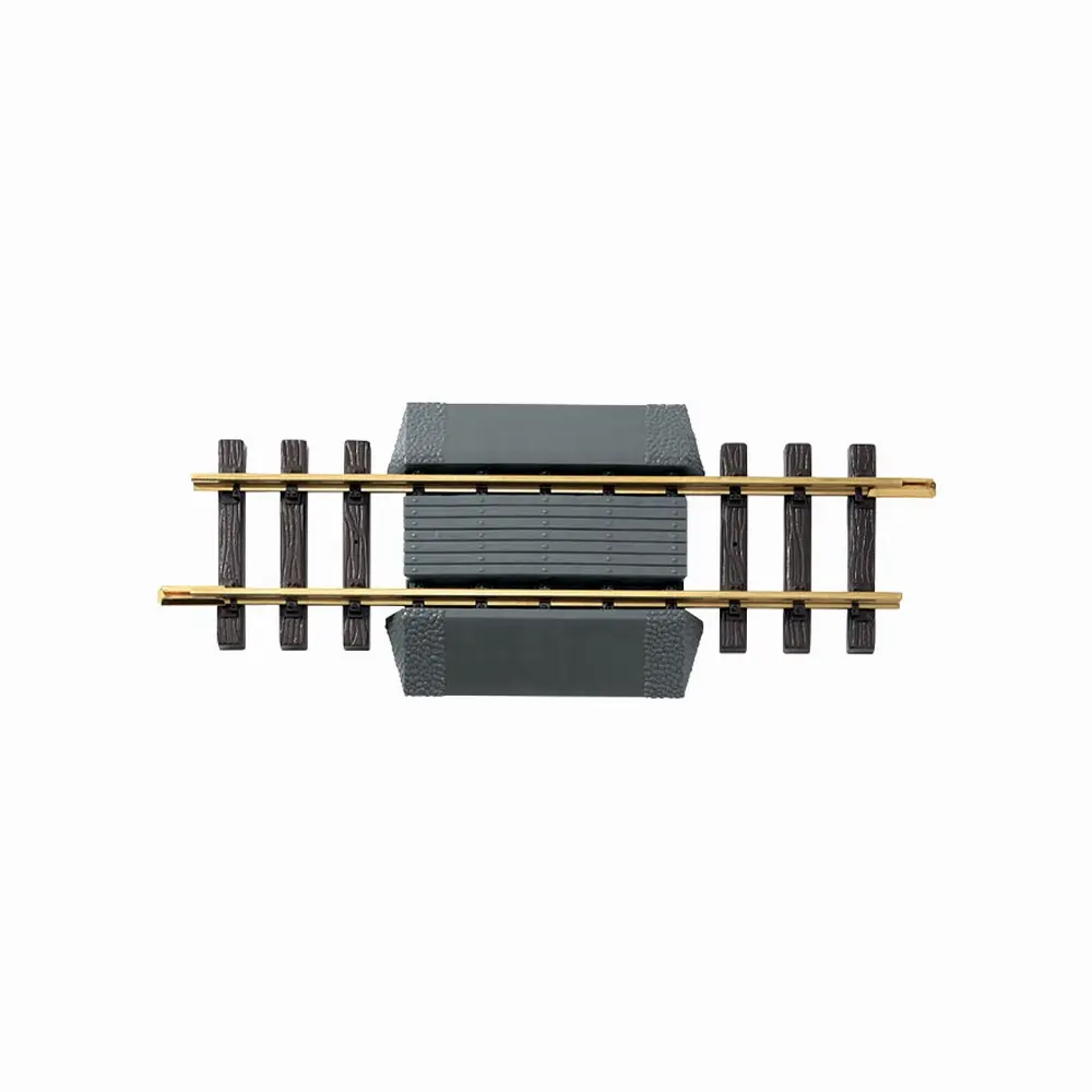 Rail droit avec passage à niveau sans barrières 300 mm code 332 - LGB 10007 - G 1/22,5 - 2R