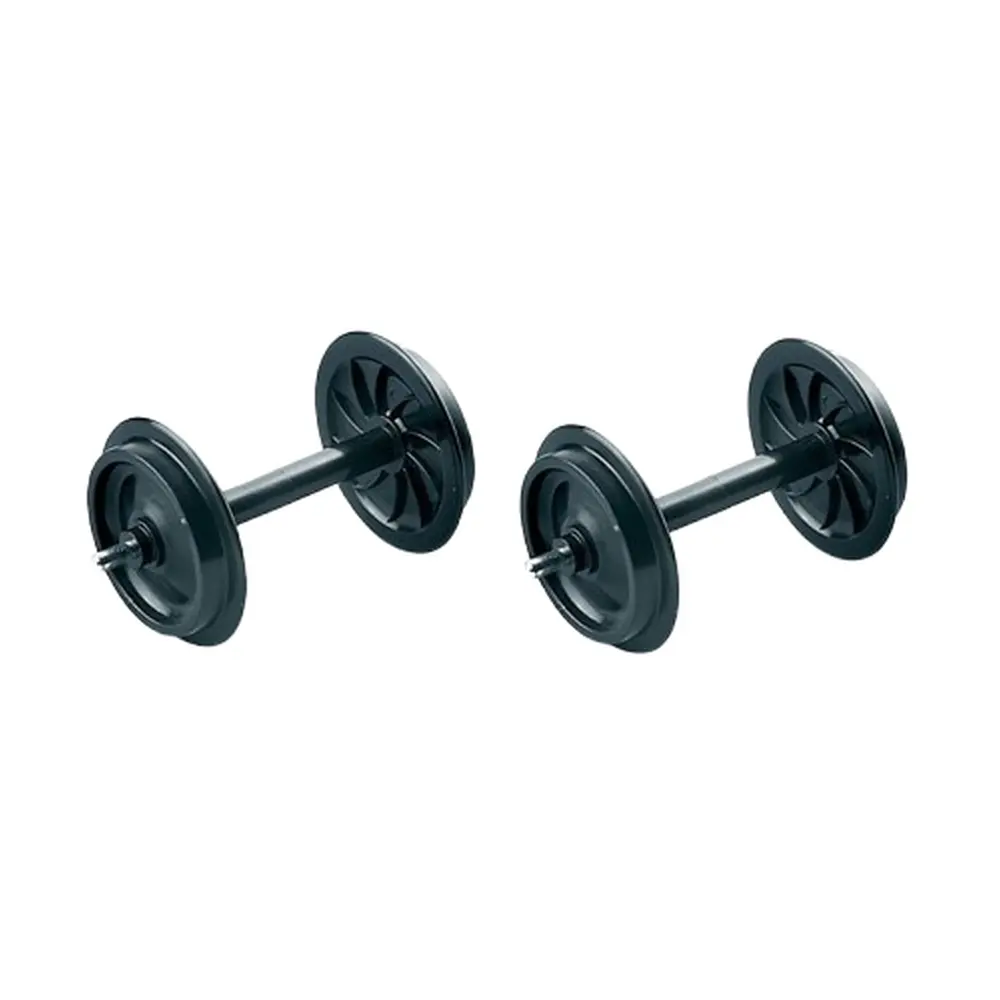 Lot de 2 Essieux à Disques en Plastique - Noir - LGB 67401 - G: 1/22.5