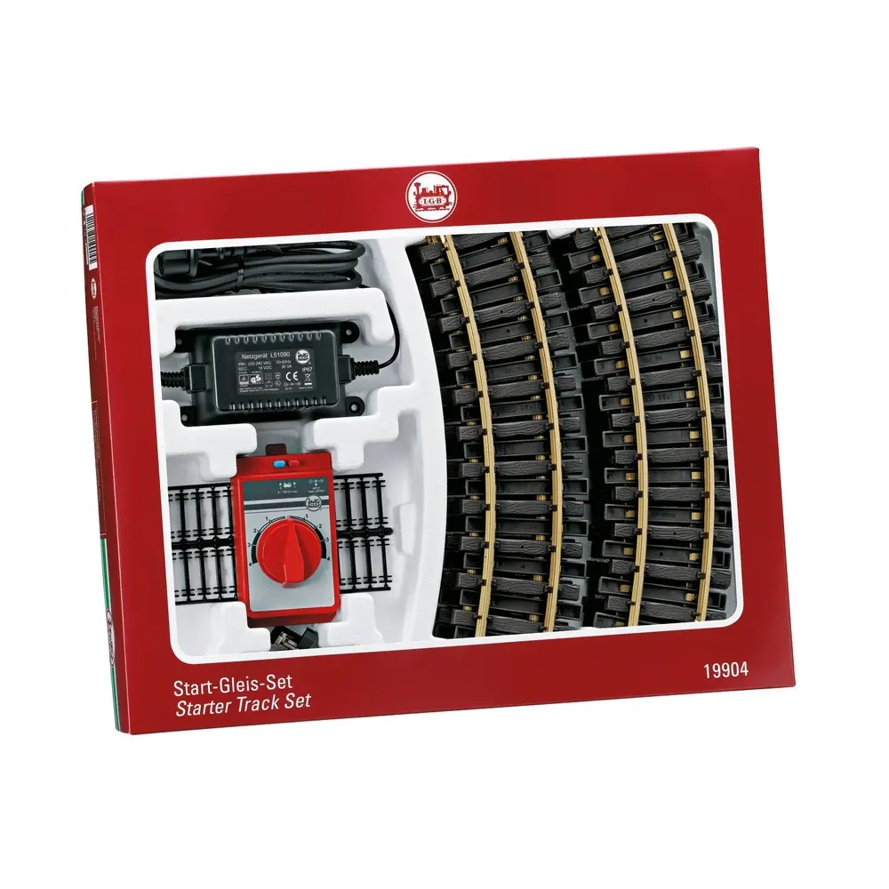 Coffret de rails et modules digitaux LGB 19904 - G 1/22.5 - Surface 1290 mm