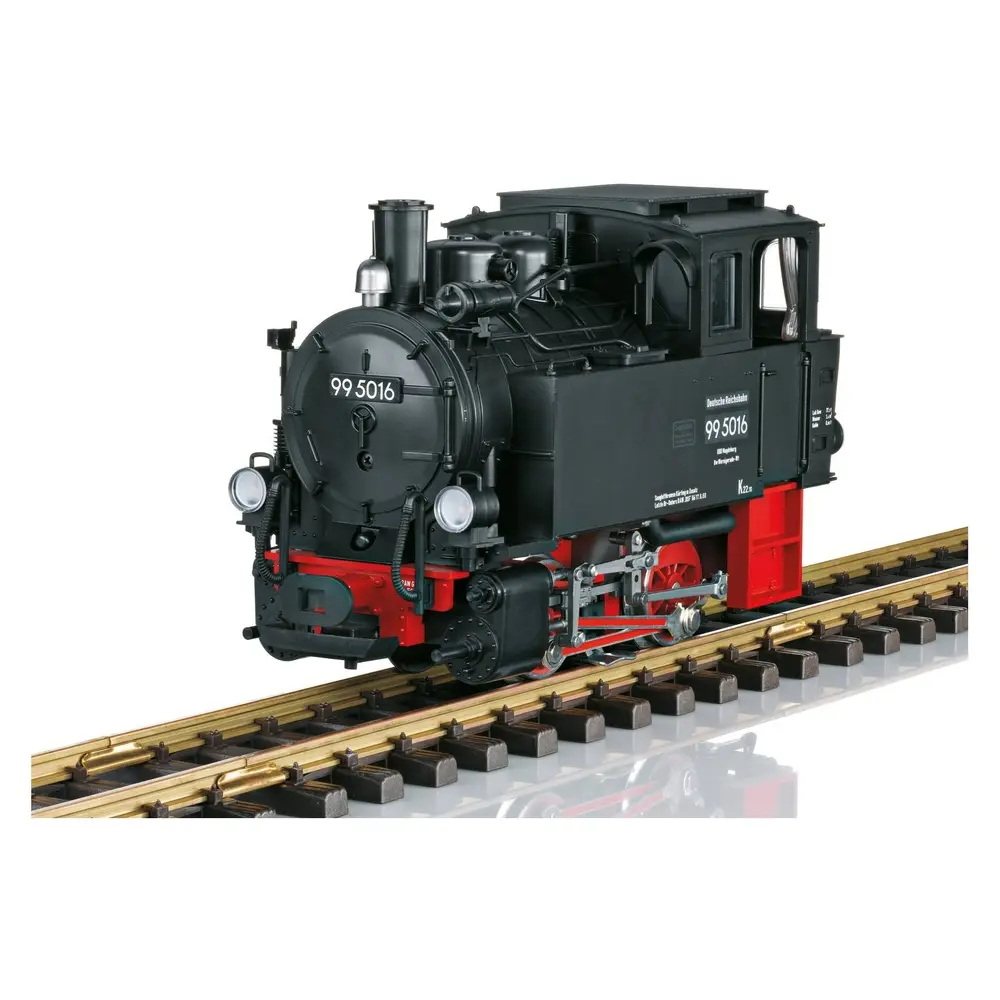 Locomotive à vapeur 99 5016 livrée noire LGB 20753 - G 1/22.5 - DR - EP III