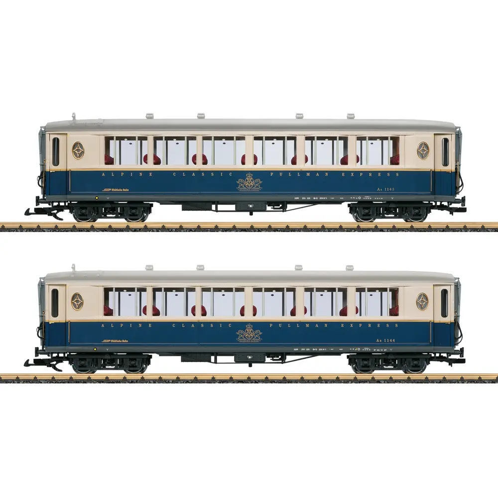 Coffret de voitures voyageurs Pullmann Express - LGB 36659 - G 1/22,5 - Ep. V-VI