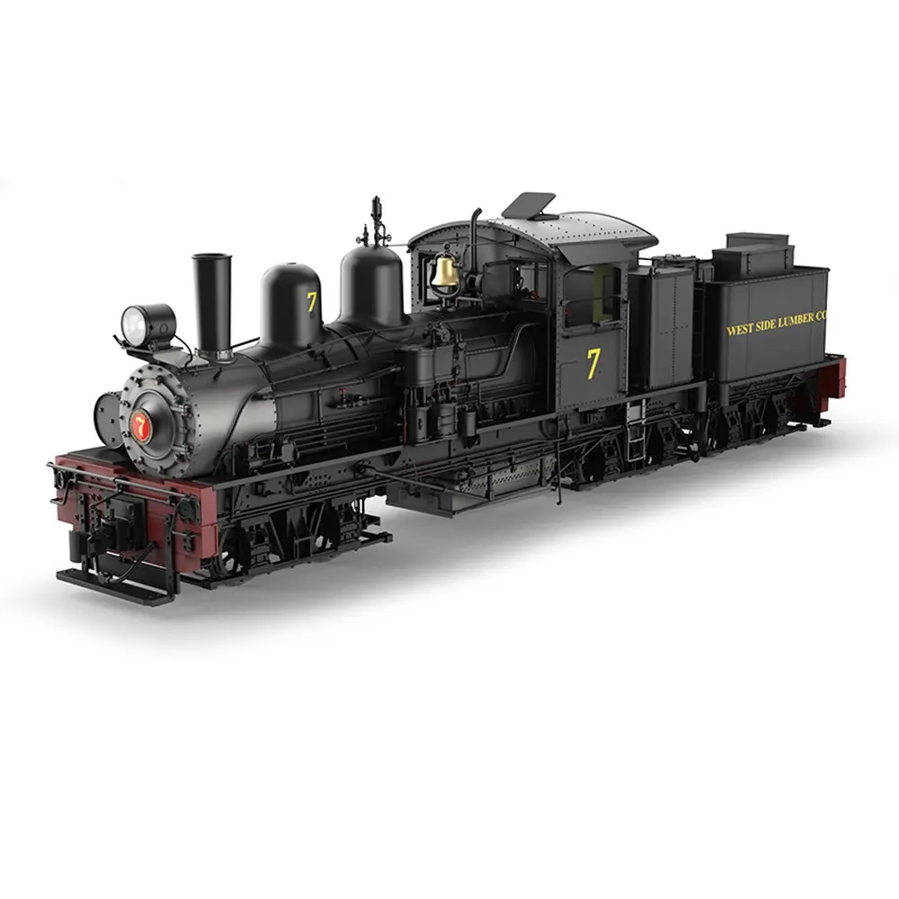 Locomotive vapeur Shay N°7 - LGB L26702 - WSLC RR - G 1/22.5 - EP. III - Digital Sound fumigène - 2R