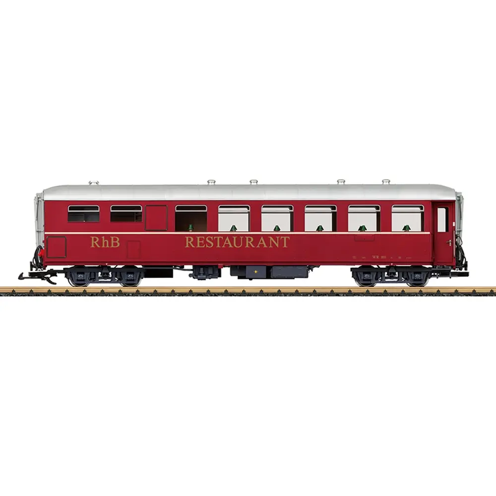 Voiture restaurant - LGB L31528 - RhB - G 1/22.5 - EP. IV - 2R