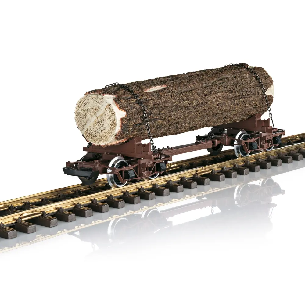 Wagon de transport de bois - LGB 46775 - G 1/22,5 - Ep III - 2R