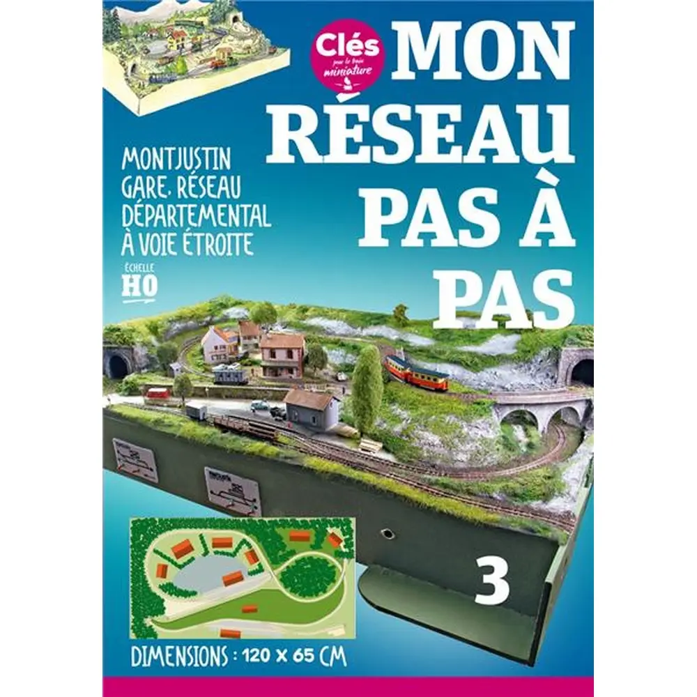 Réseau Montjustin Gare - LR PRESSE CLESMONTJUST - Clés pour le train miniature 13 à 18 - Mon réseau pas à pas