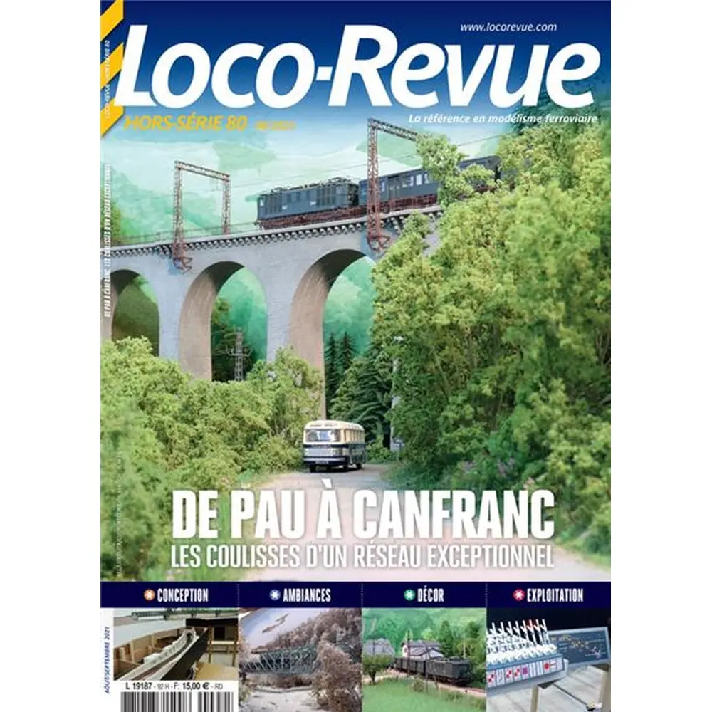 Loco Revue Hors série 80 - LR PRESSE HSLR80 - De Pau à Canfranc les coulisses d'un réseau exceptionnel