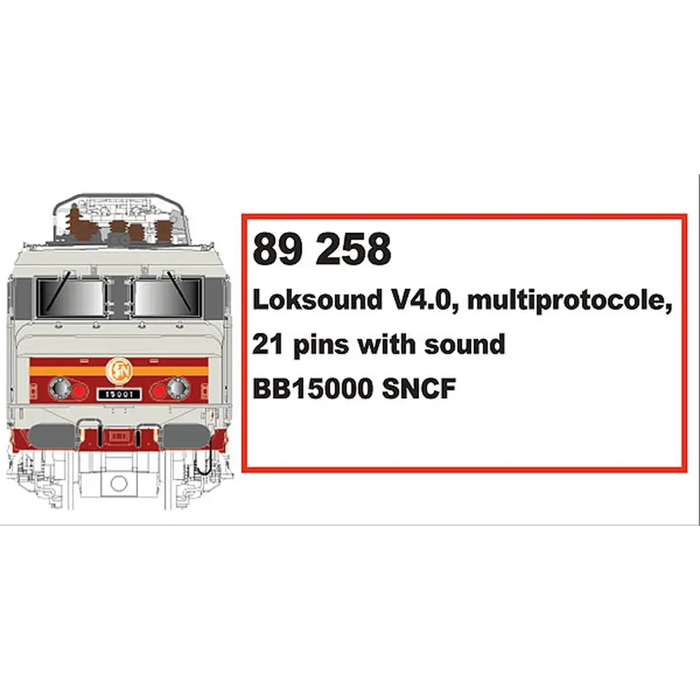 Décodeur digital sound type BB 7000 et BB 15000 - LS Models 89258 - HO 1/87