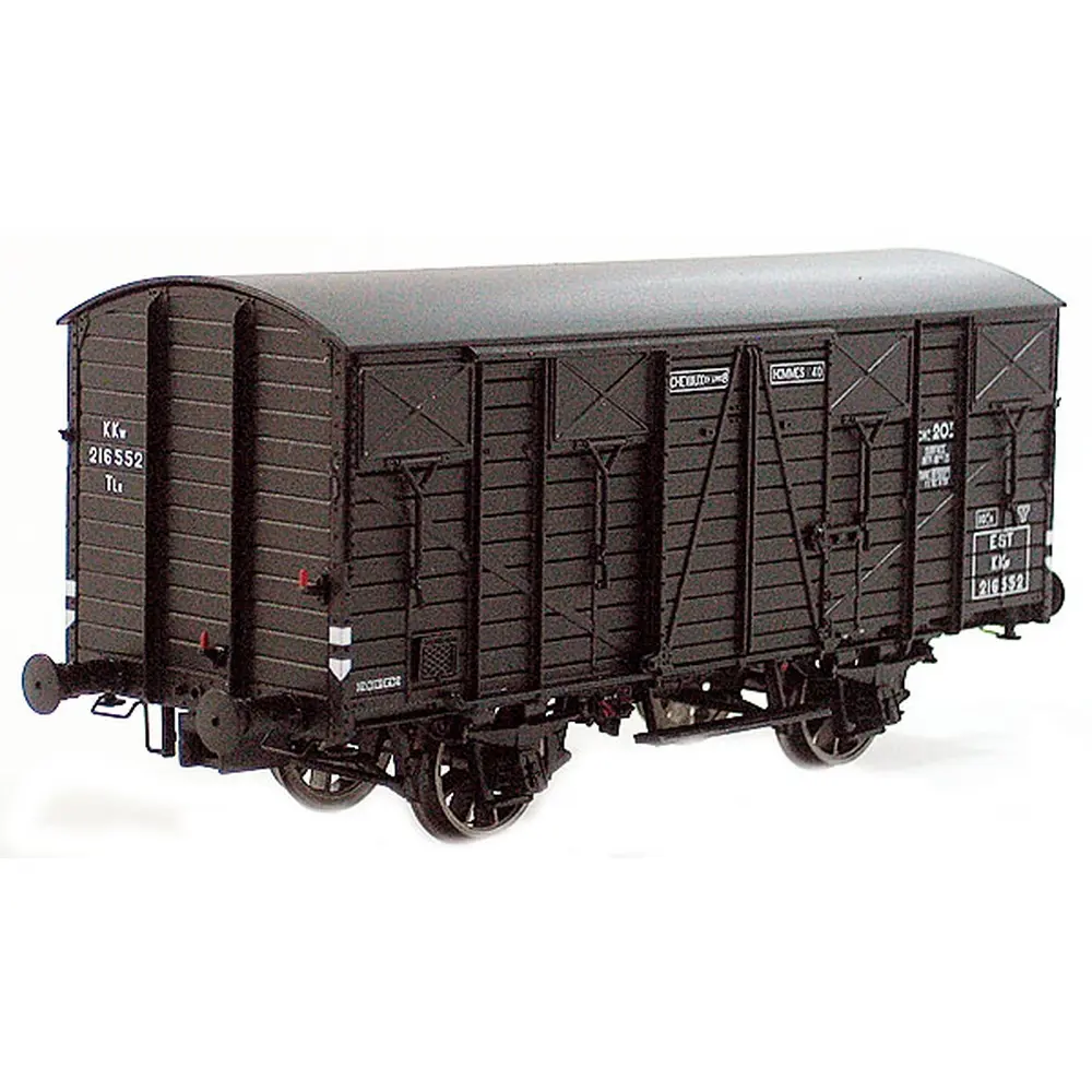 Wagon couvert brun type OCEM 19 KKww - LS Models 30374 - SNCF - HO 1/87 - EP III