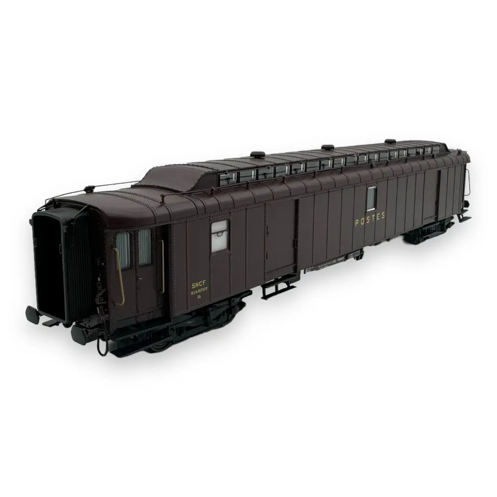 Voiture postale OCEM PTT PEz brun - Ls Models 40431 - HO 1/87 - III