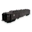 Voiture postale OCEM PTT PEz brun - Ls Models 40431 - HO 1/87 - III
