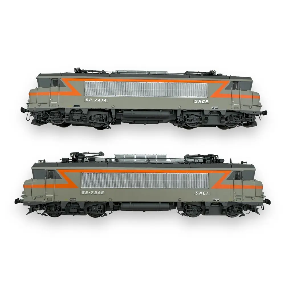 Set de 2 locomotives électrique BB 7346 / BB 7414 - LS Models 10450S - HO 1/87 - SNCF - Ep IV - Digital sound - 2R