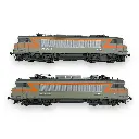 Set de 2 locomotives électrique BB 7346 / BB 7414 - LS Models 10450S - HO 1/87 - SNCF - Ep IV - Digital sound - 2R