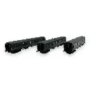 Set de 3 voitures voyageurs - Express Nord - LS Models 40325 - HO : 1/87 - SNCF - EP III