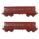 Set de 2 wagons tombereaux "WENDEL SIDELOR" - LS Models 30806 - HO 1/87 - SNCF - Ep V/VI - 2R