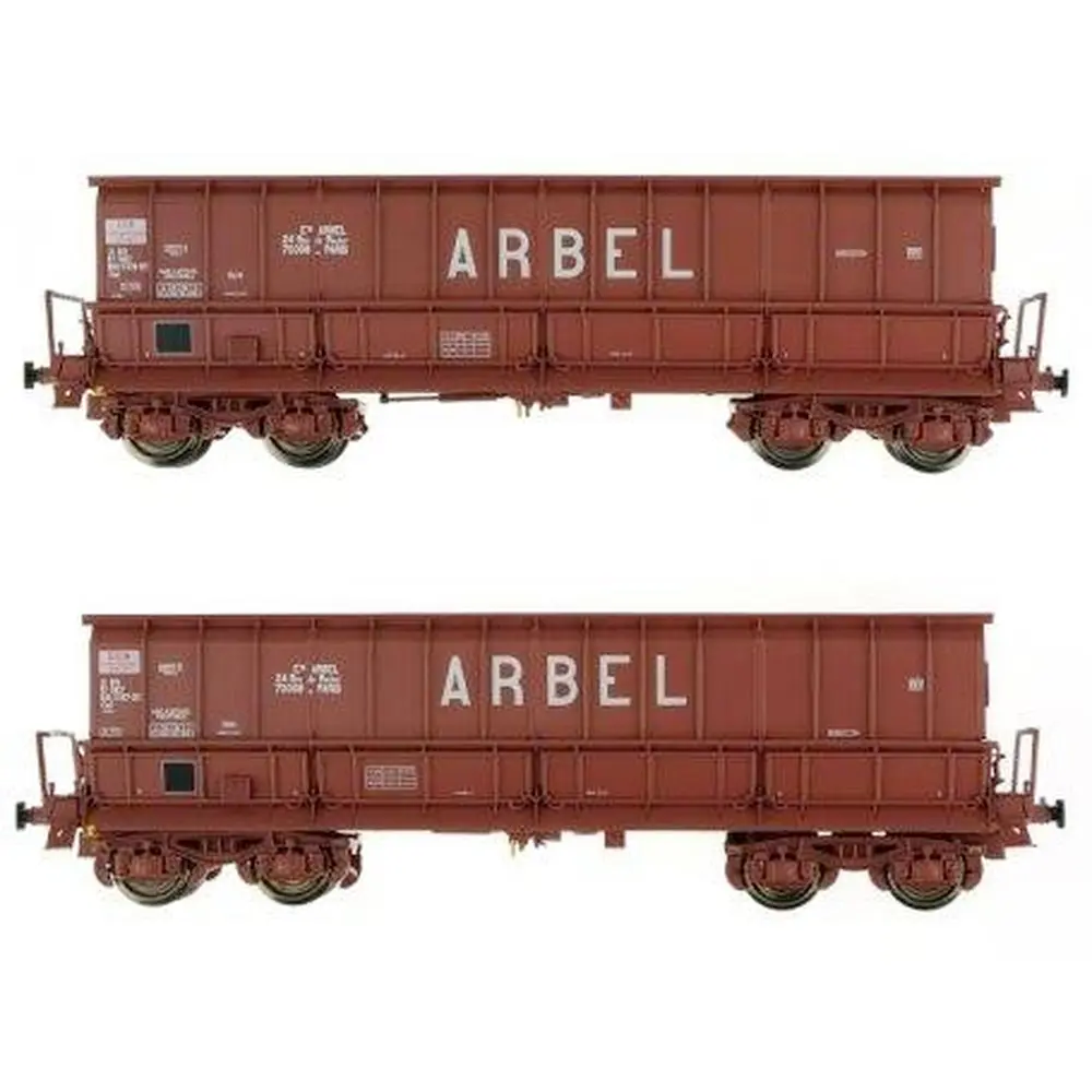 Set de 2 wagons tombereaux ARBEL - LS Models 90803 - HO 1/87 - SNCF - Ep V/VI - 2R