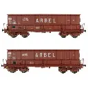 Set de 2 wagons tombereaux ARBEL - LS Models 90803 - HO 1/87 - SNCF - Ep V/VI - 2R