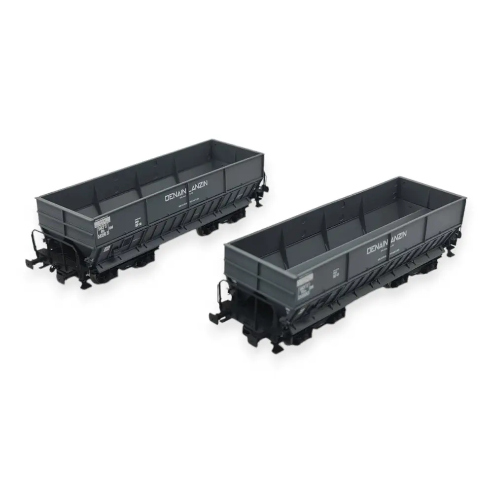 Set de 2 wagons minerais "Denain-Anzin" - LS Models 31102 - HO : 1/87 - SNCF - EP III -