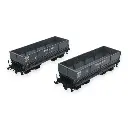 Set de 2 wagons minerais "Denain-Anzin" - LS Models 31102 - HO : 1/87 - SNCF - EP III -