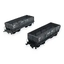 Set de 2 wagons minerais DM LS Models 31103 - HO : 1/87 - SNCF - EP III