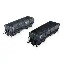 Set de 2 wagons minerais DM - LS Models 31106 - HO : 1/87 - SNCF - EP III