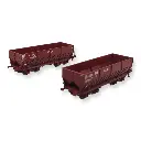 Set 2 wagons tombereaux - LS Models 31113 - HO : 1/87 - SNCF - EP IV