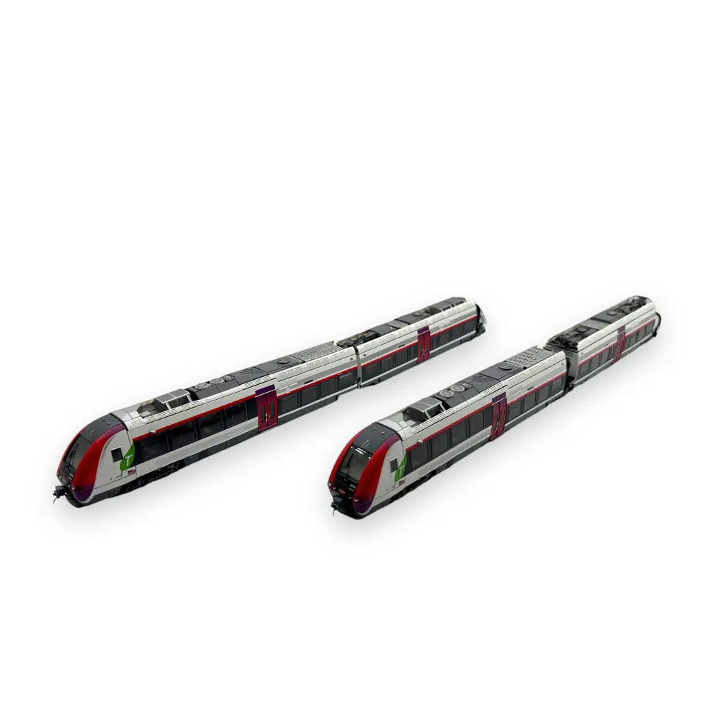 Rame automotrice diesel AGC B82681/82682 - LS Models 10066S - HO 1/87 - SNCF - Ep VI - Digital sound - 2R