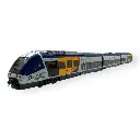 Rame automotrice AGC X 76743/76744 - Ls Models 10075 - HO 1/87 - SNCF - EP V / VI
