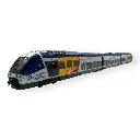 Rame automotrice AGC X 76743/76744 Ls Models 10075S - HO 1/87 - SNCF - EP V / VI