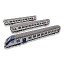Set 3 voitures TER AURA Ls Models 41232AC - HO 1/87 - 3R - SNCF - EP VI