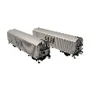 Set 2 wagons réfrigérants STEF - Ls Models 30224 - HO 1/87 - SNCF - EP IV