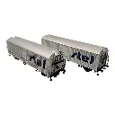 Set de 2 wagons réfrigérants STEF moderne - LS Models 30237 - HO 1/87 - SNCF - Ep IV/V - 2R