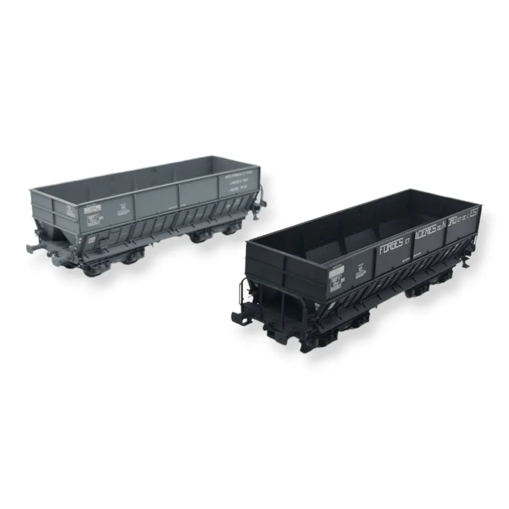 Set 2 wagons tombereaux - LS Models 31110 - HO : 1/87 - SNCF - EP III