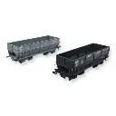 Set 2 wagons tombereaux - LS Models 31110 - HO : 1/87 - SNCF - EP III