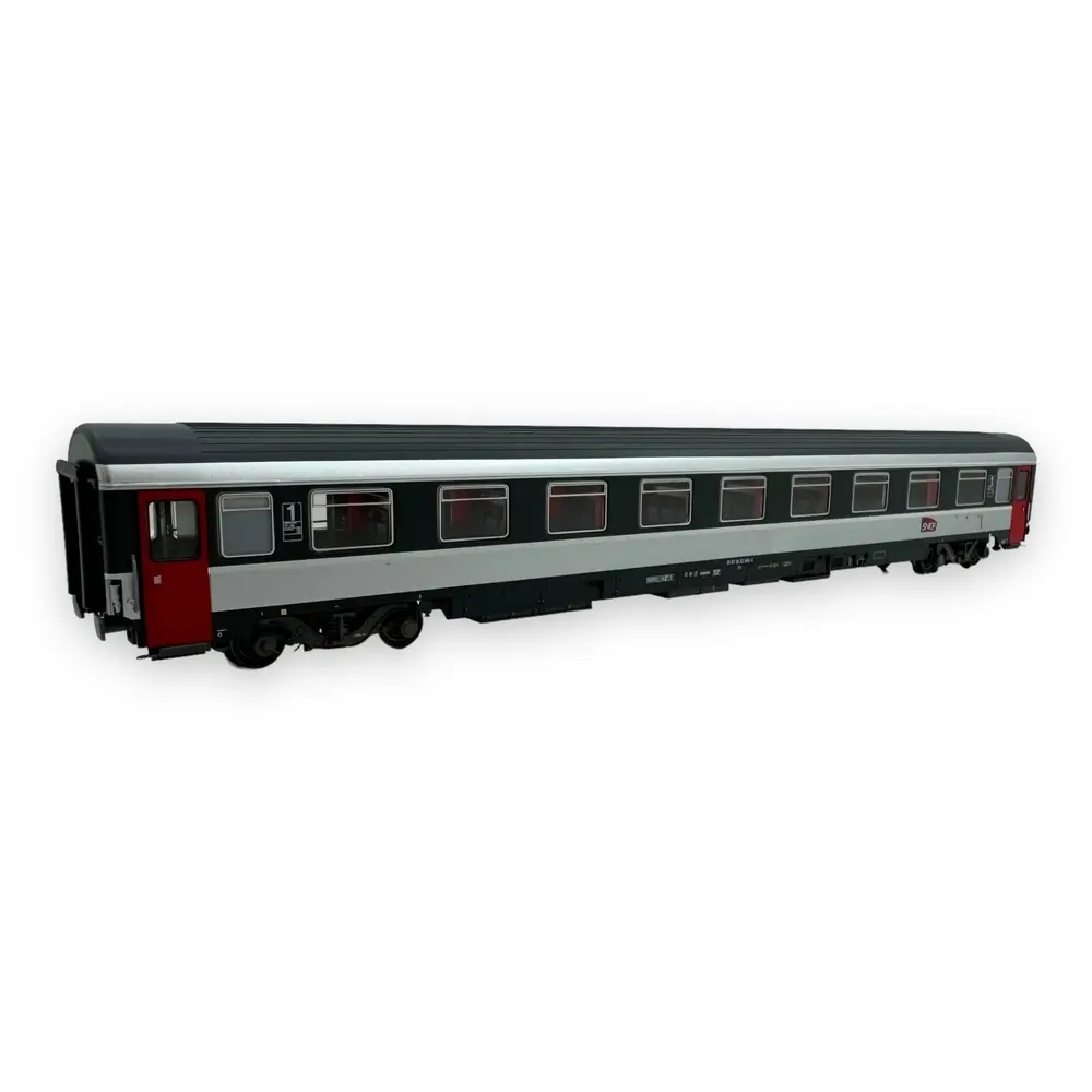 Voiture voyageurs VSE A9u, livrée corail, logo carmillon - LS Models 40382 - HO 1/87 - SNCF - Ep IV - 2R