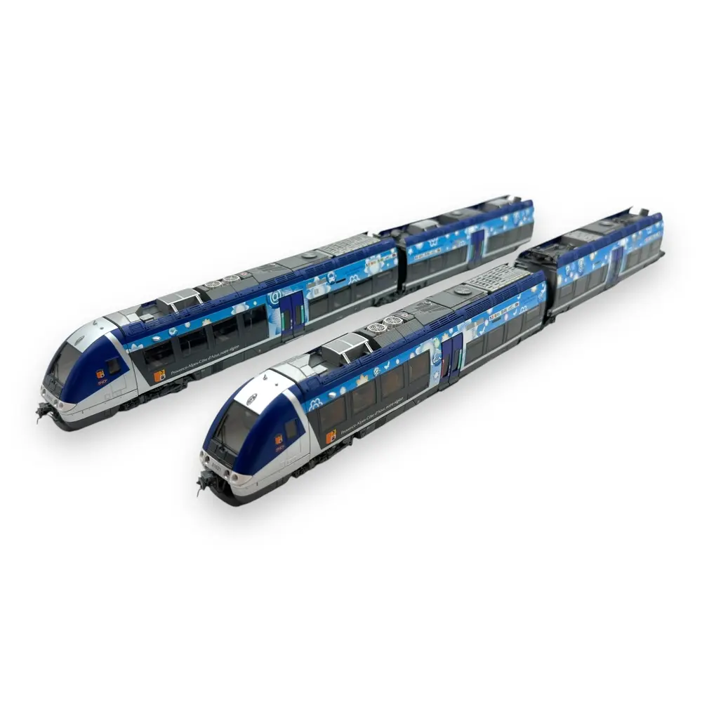 Autorail bimode AGC B 81621/81622 PACA Aix - LS Models 10392S - HO 1/87 - SNCF - Ep VI - Digital sound - 2R