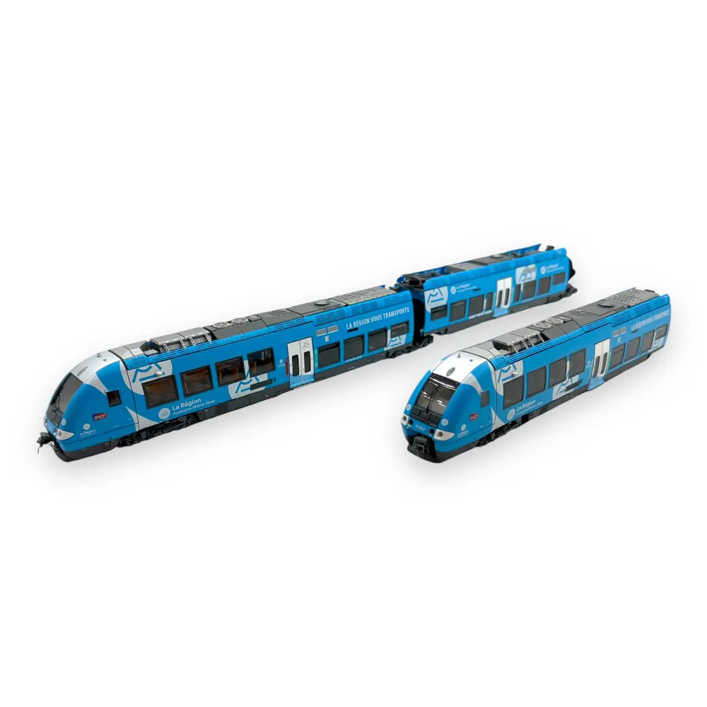 Autorail bimode AGC B 81661/81662 AURA - LS Models 10589S - HO 1/87 - SNCF - Ep VI - Digital sound - 3R