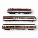 Set grand confort "Capitole" locomotive électrique CC 6513 + A4Dtux + A8tu - LS Models 11003DC - HO 1/87 - SNCF - Ep IV - Analogique - 2R