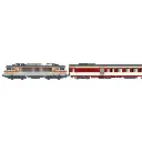 Set grand confort "Étendard" locomotive électrique BB 7233 + A4Dtux + A8tu - LS Models 11004DC - HO 1/87 - SNCF - Ep IV - Analogique - 2R